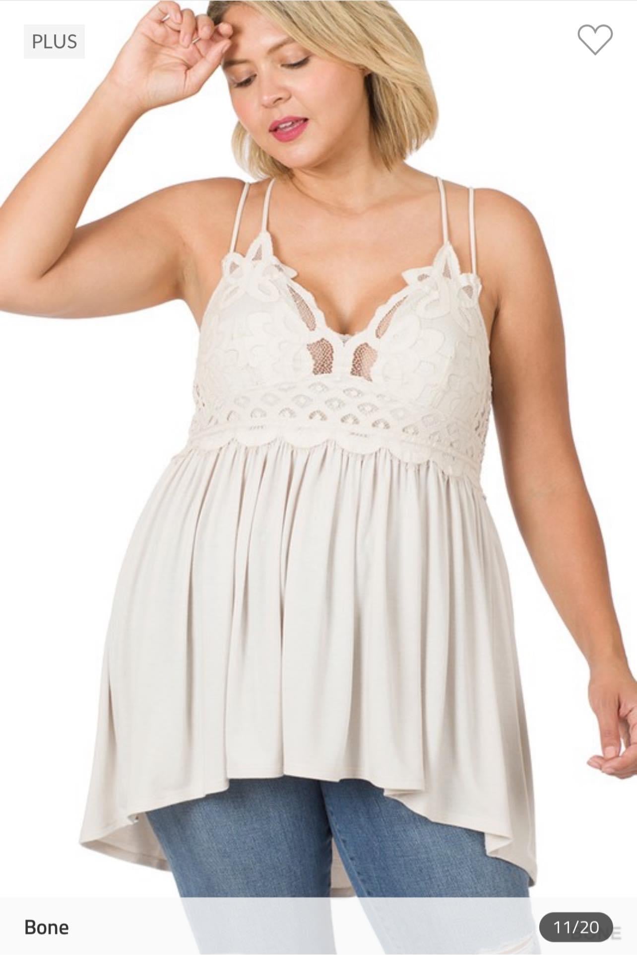 Lace tank