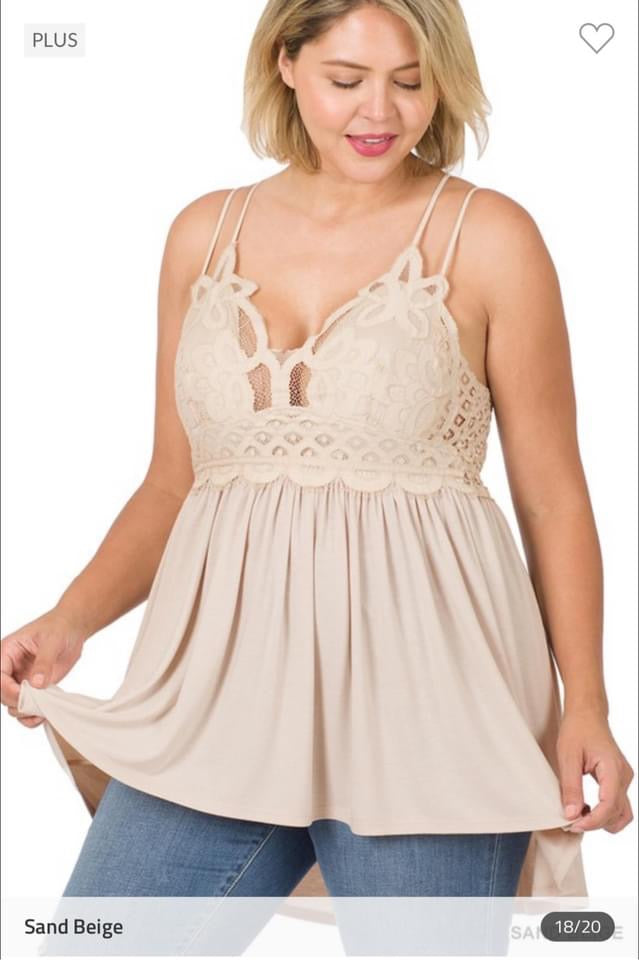 Lace tank