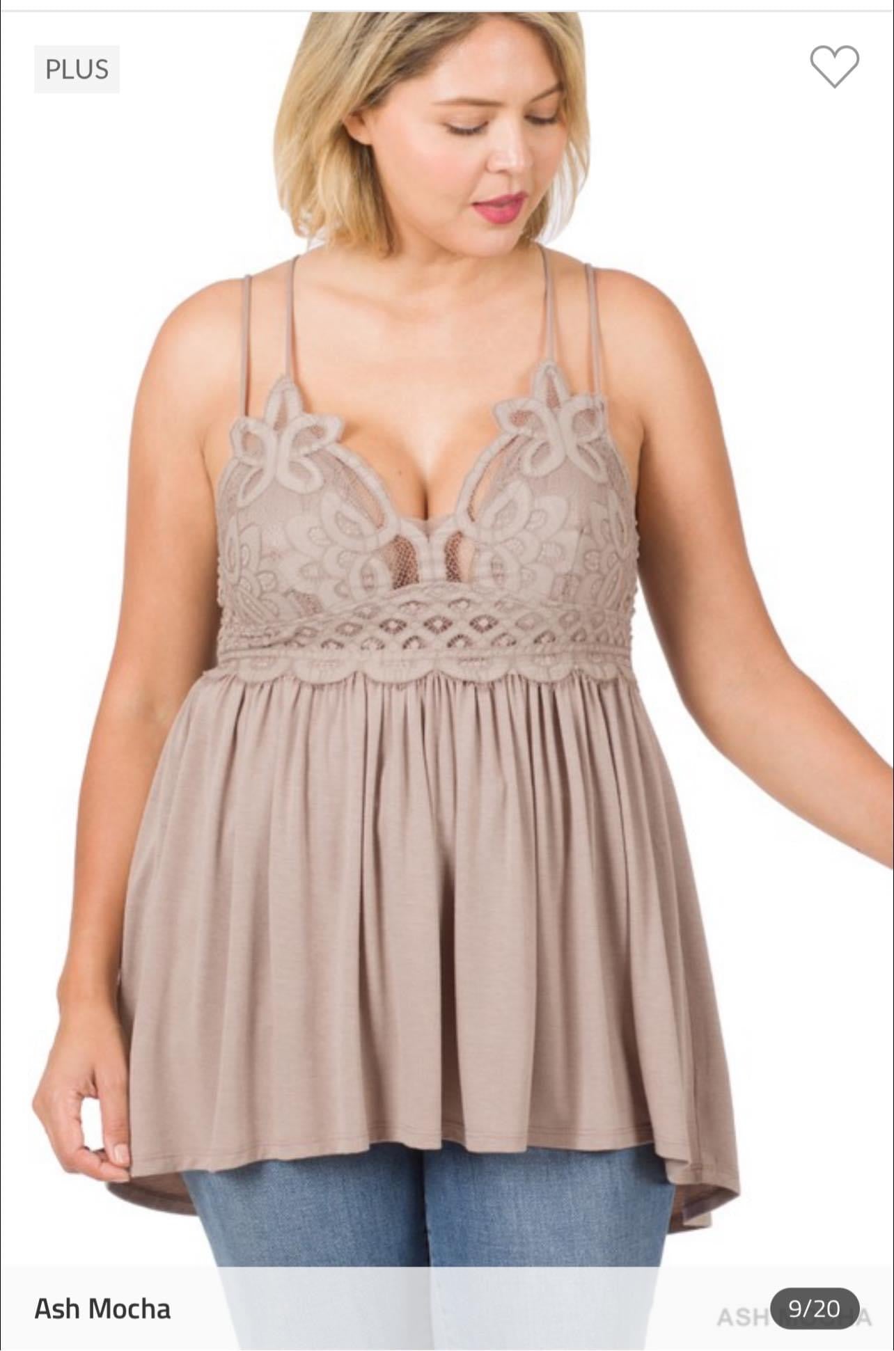 Lace tank