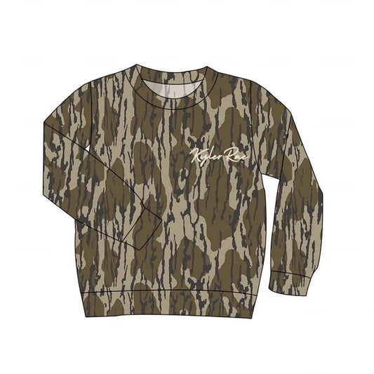 Adult camo pull over