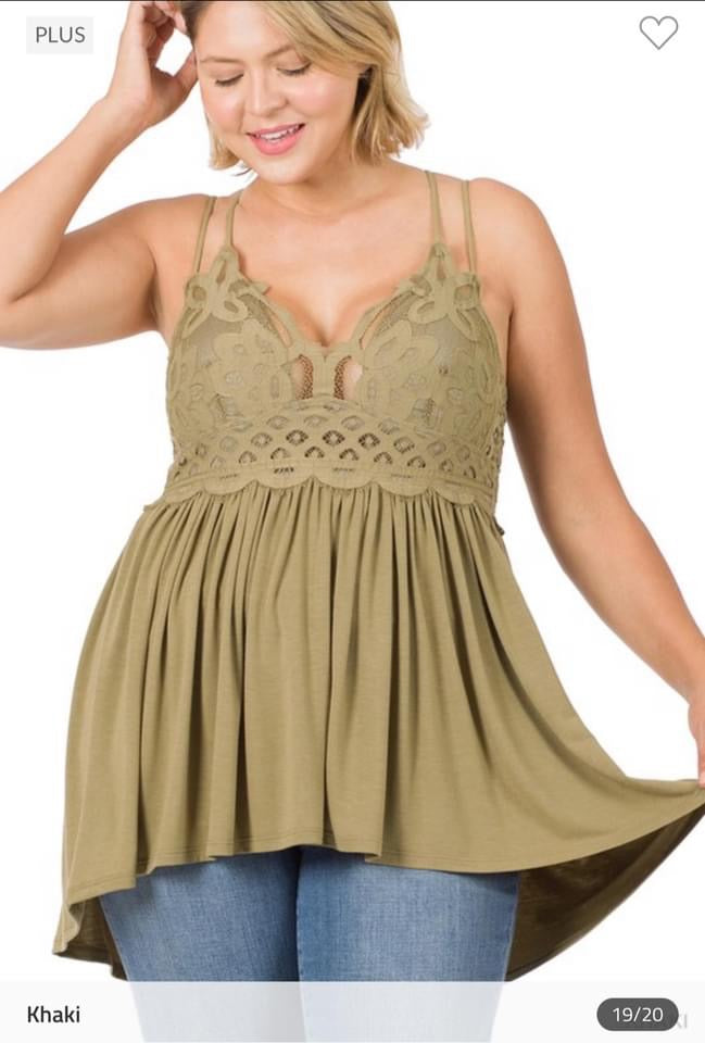 Lace tank