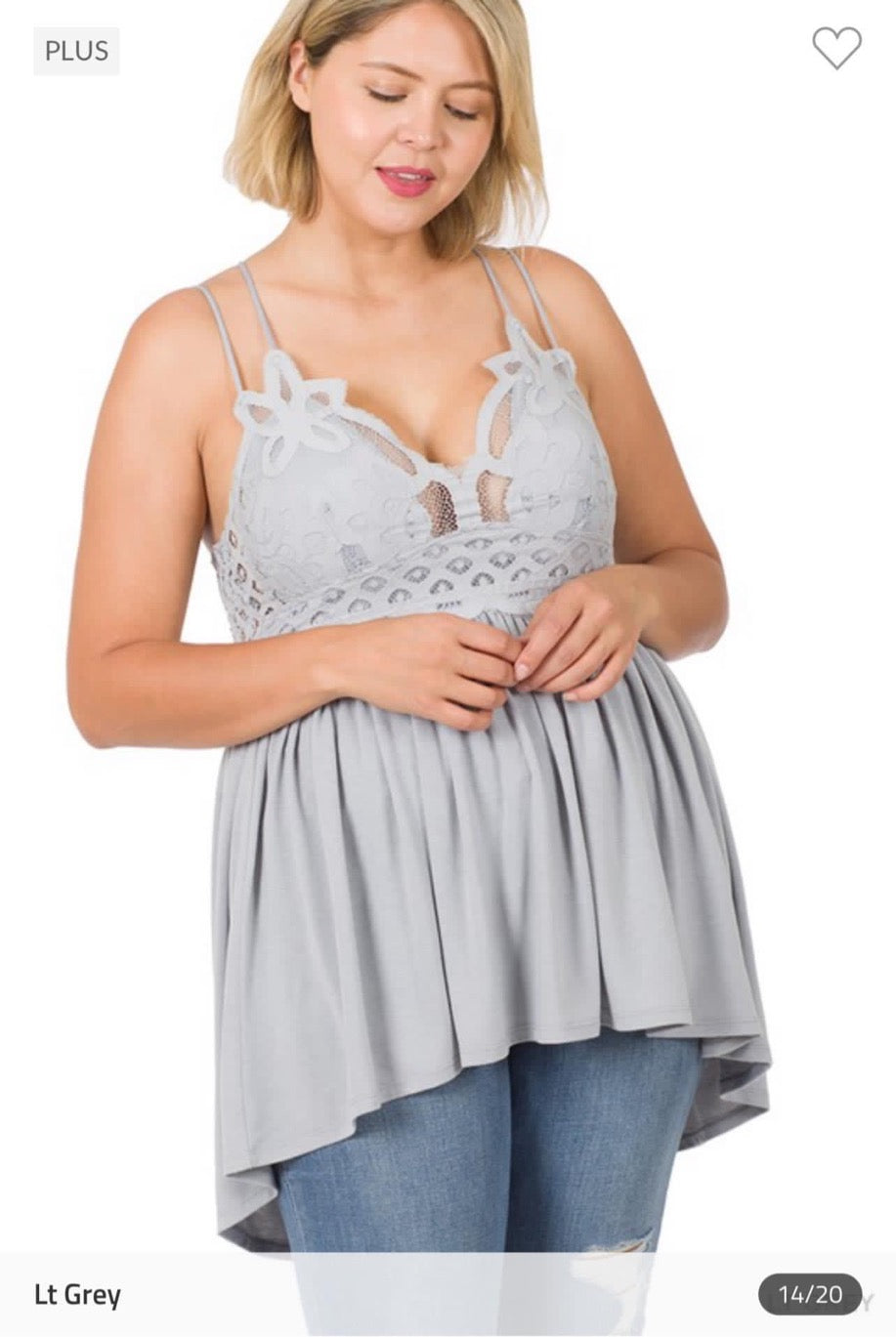 Lace tank