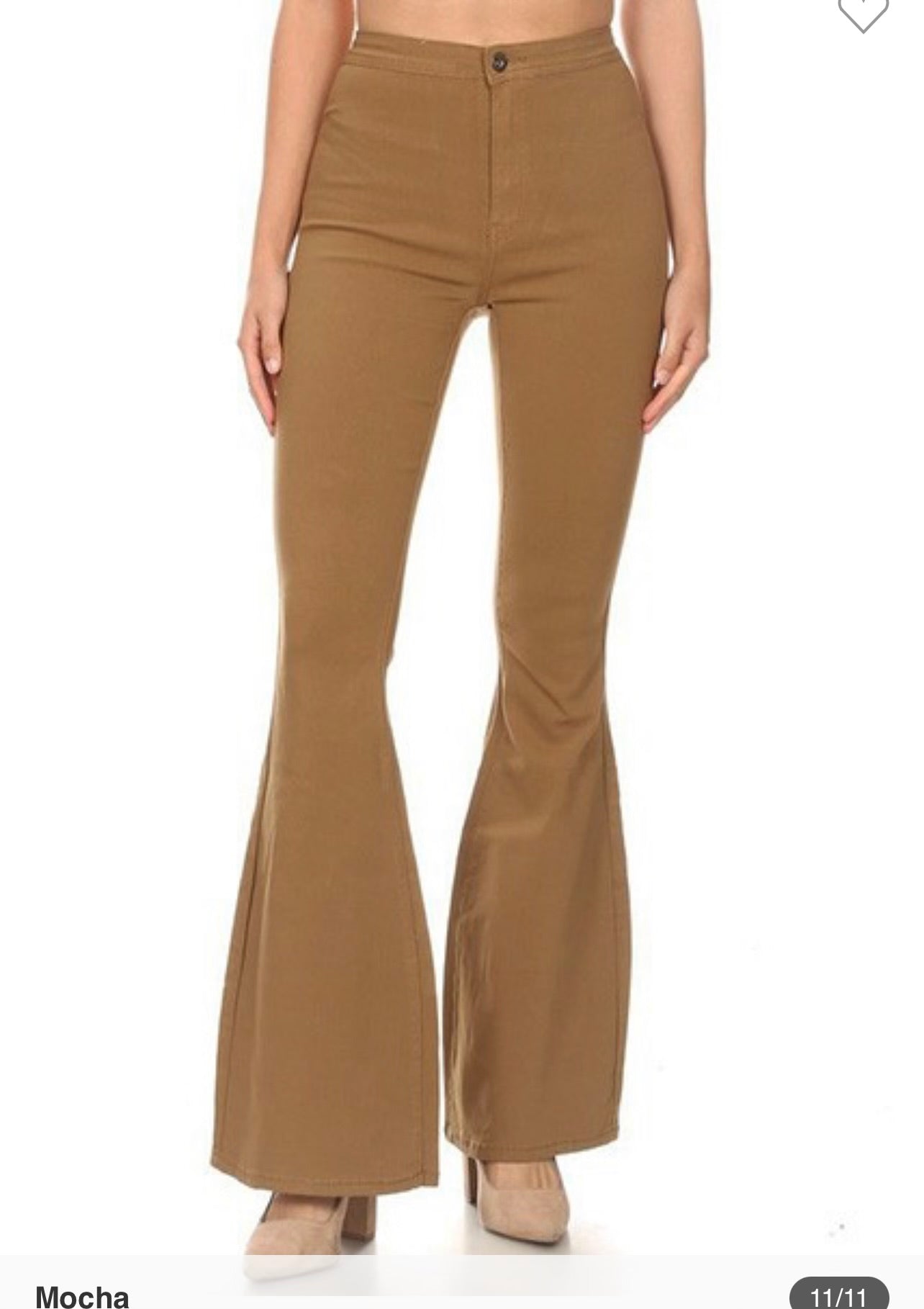 Super Stretch/High Waisted Bell Bottoms