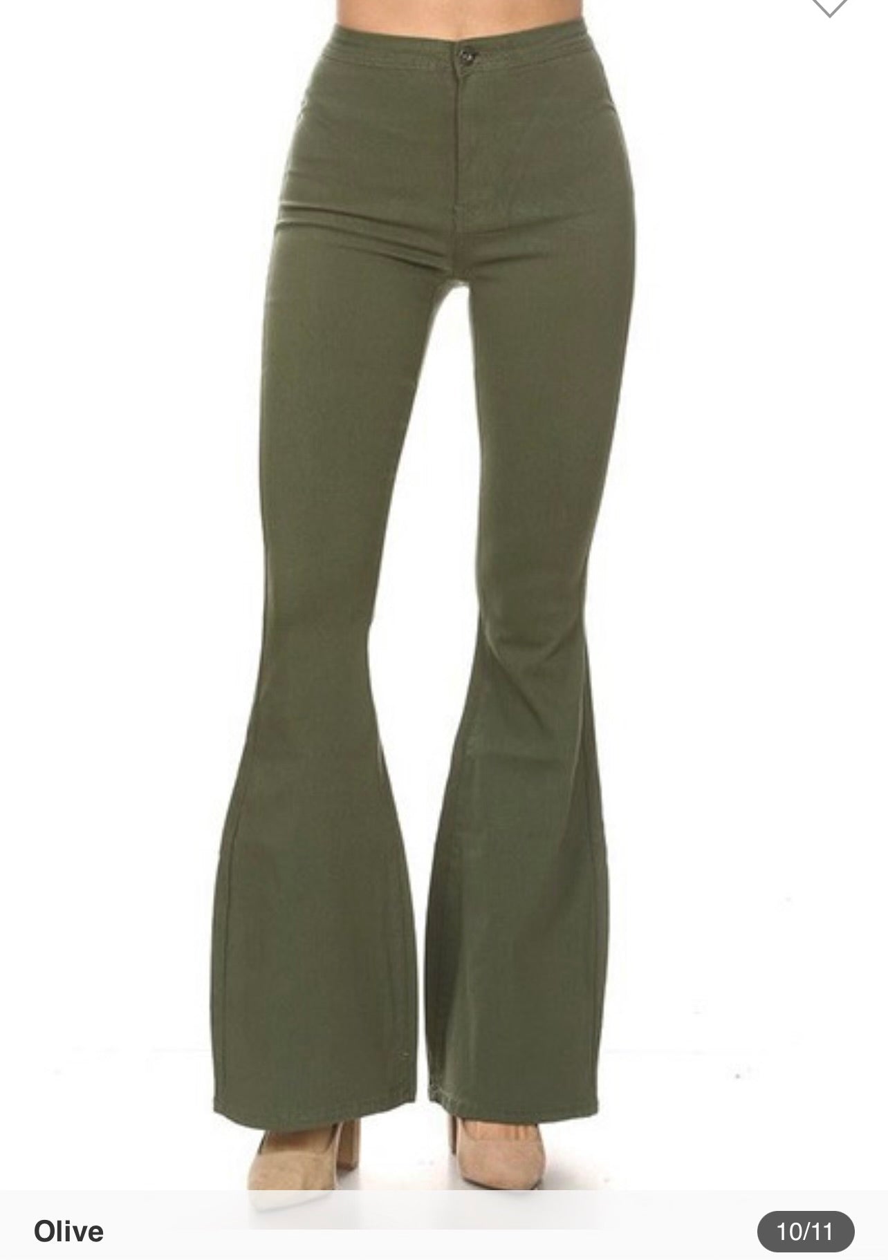 Super Stretch/High Waisted Bell Bottoms