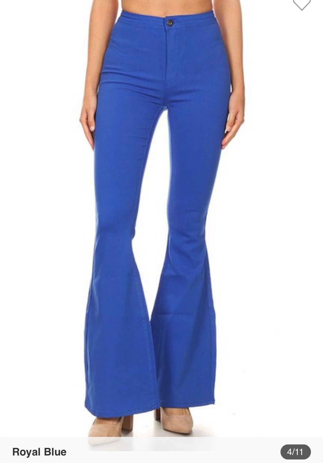 Super Stretch/High Waisted Bell Bottoms