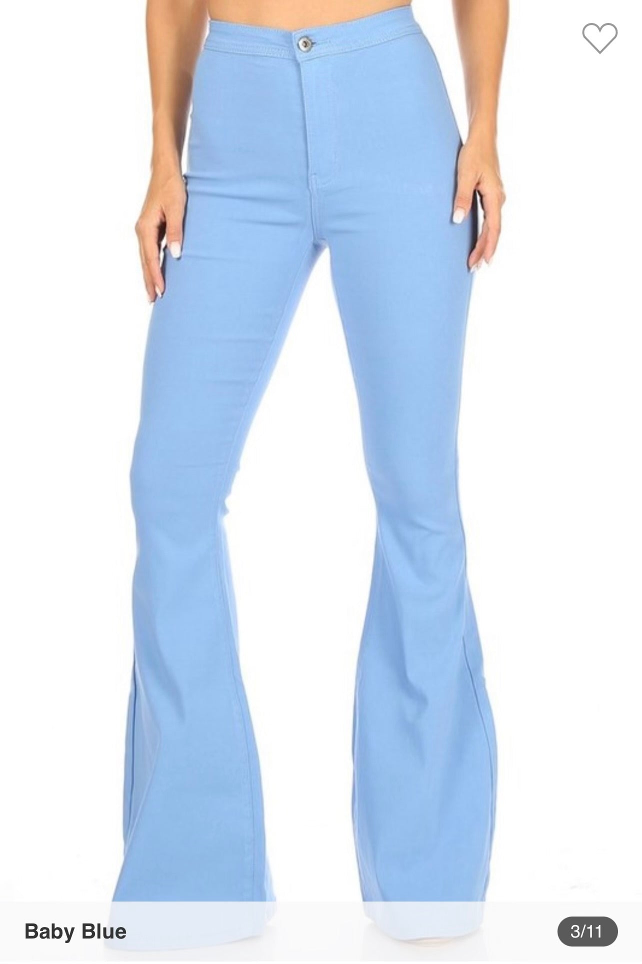 Super Stretch/High Waisted Bell Bottoms