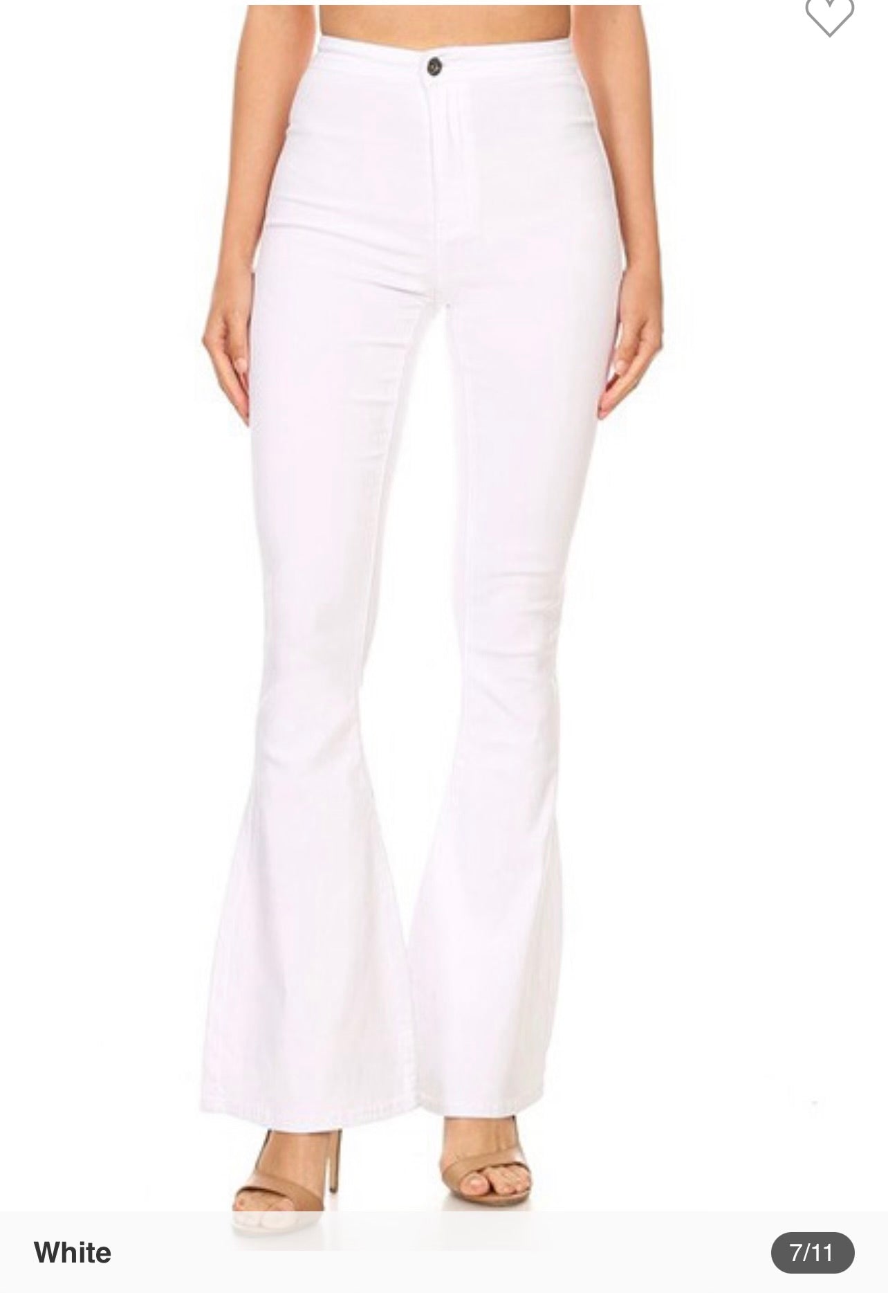 Super Stretch/High Waisted Bell Bottoms