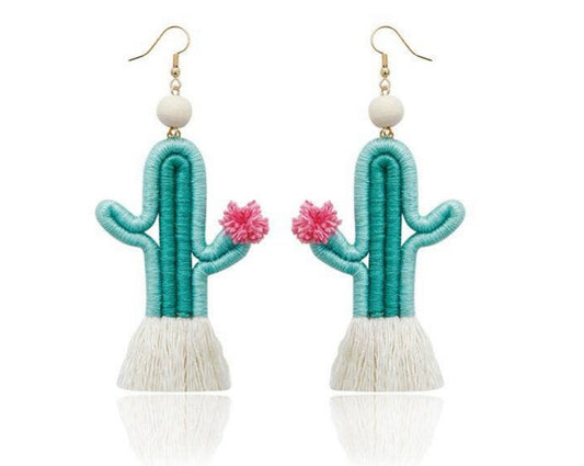 Cactus earrings