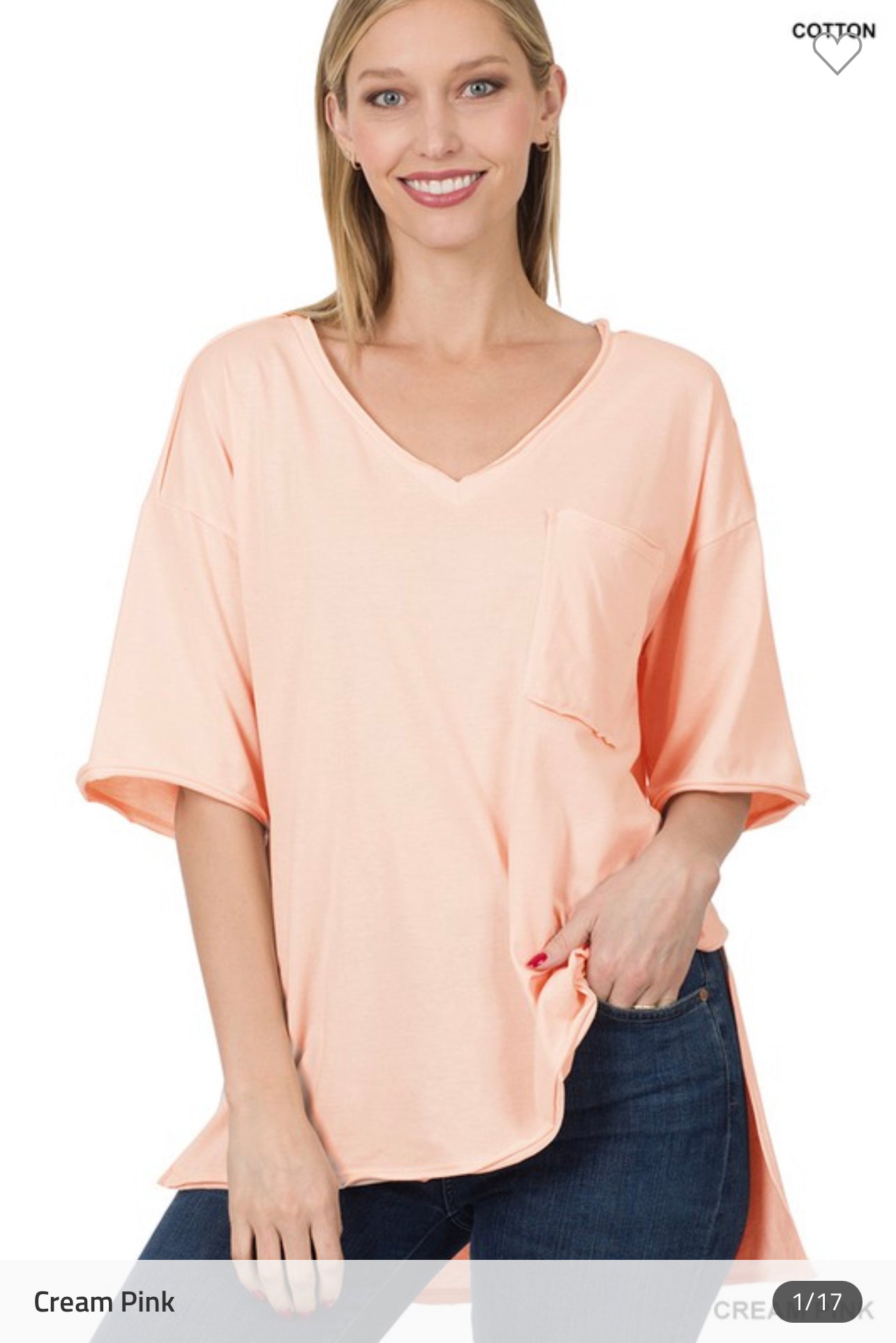 Zenana oversized tee