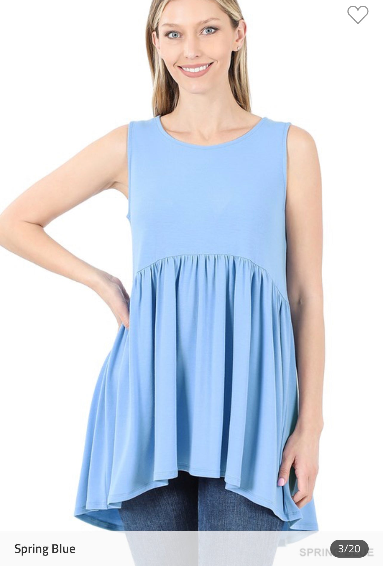 ZENANA SLEEVELESS TOP