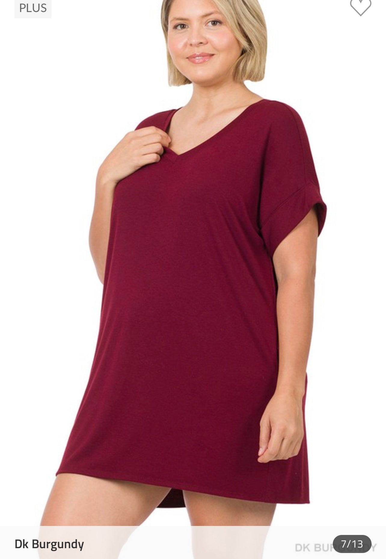 Zenana tshirt dress