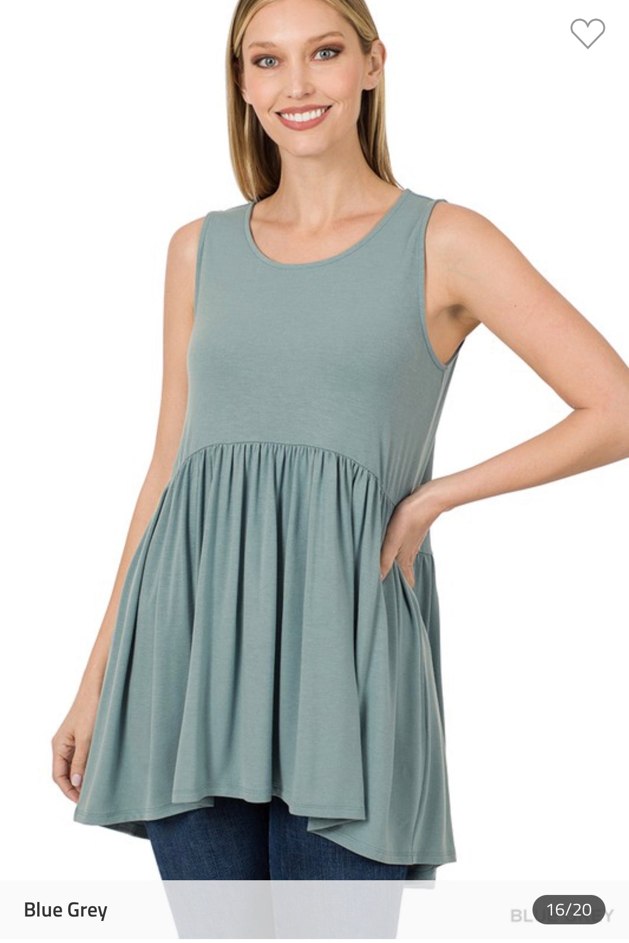 ZENANA SLEEVELESS TOP