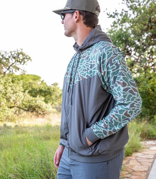 Burbelo Retro camo windbreaker