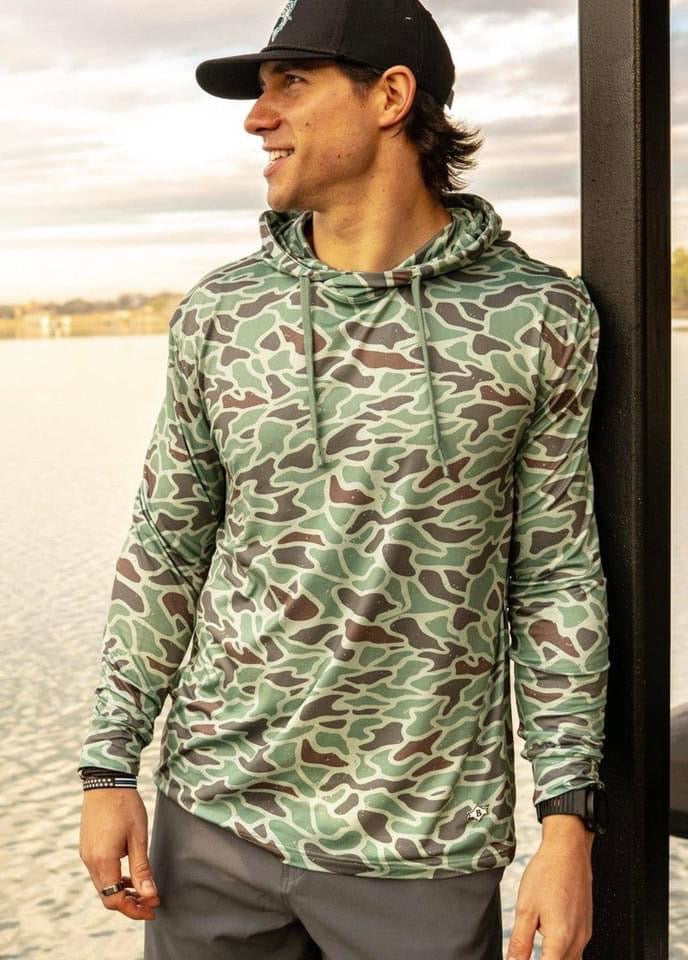 Burbelo Retro duck camo hoodie