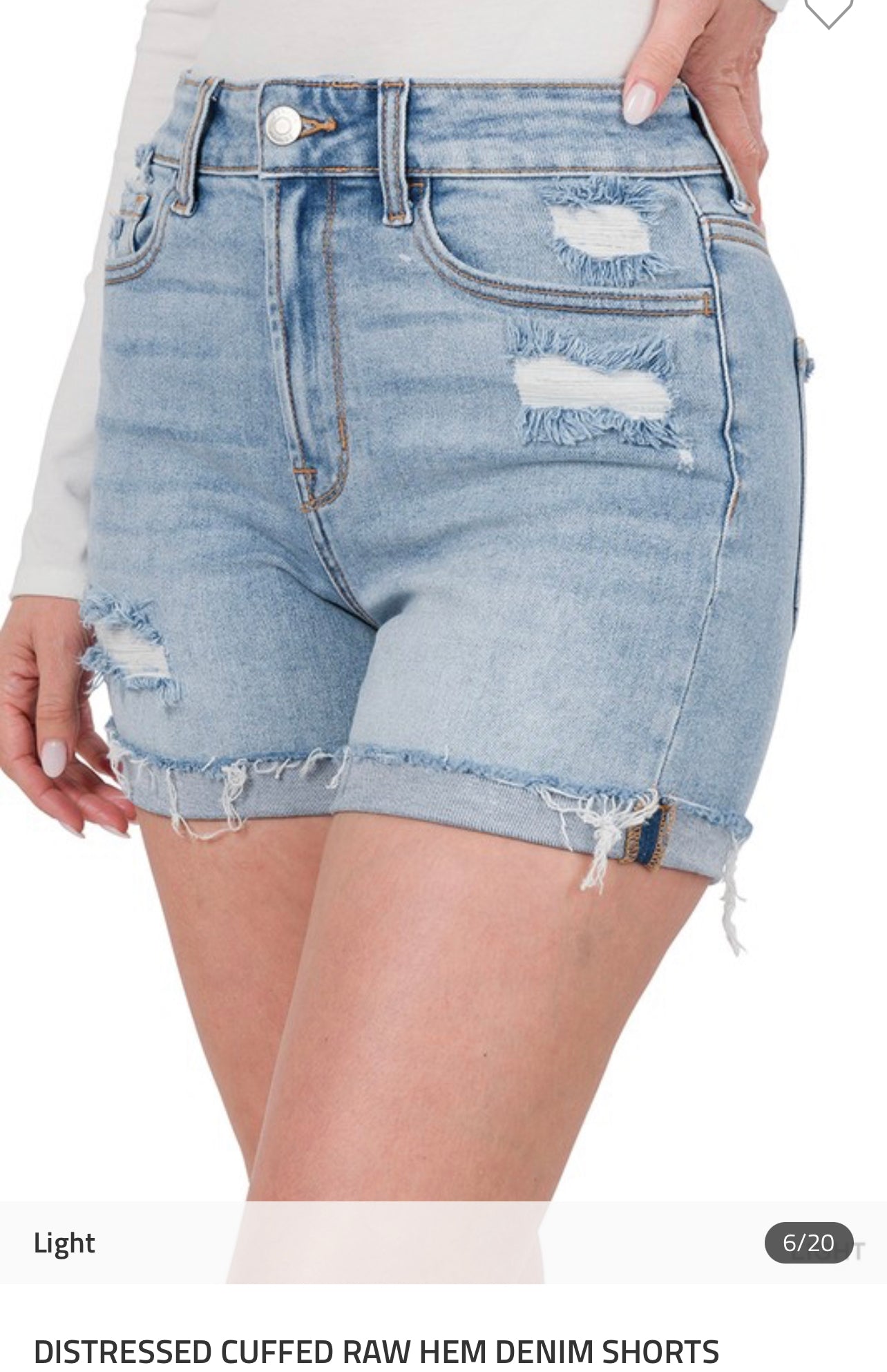 Zenana  jean shorts