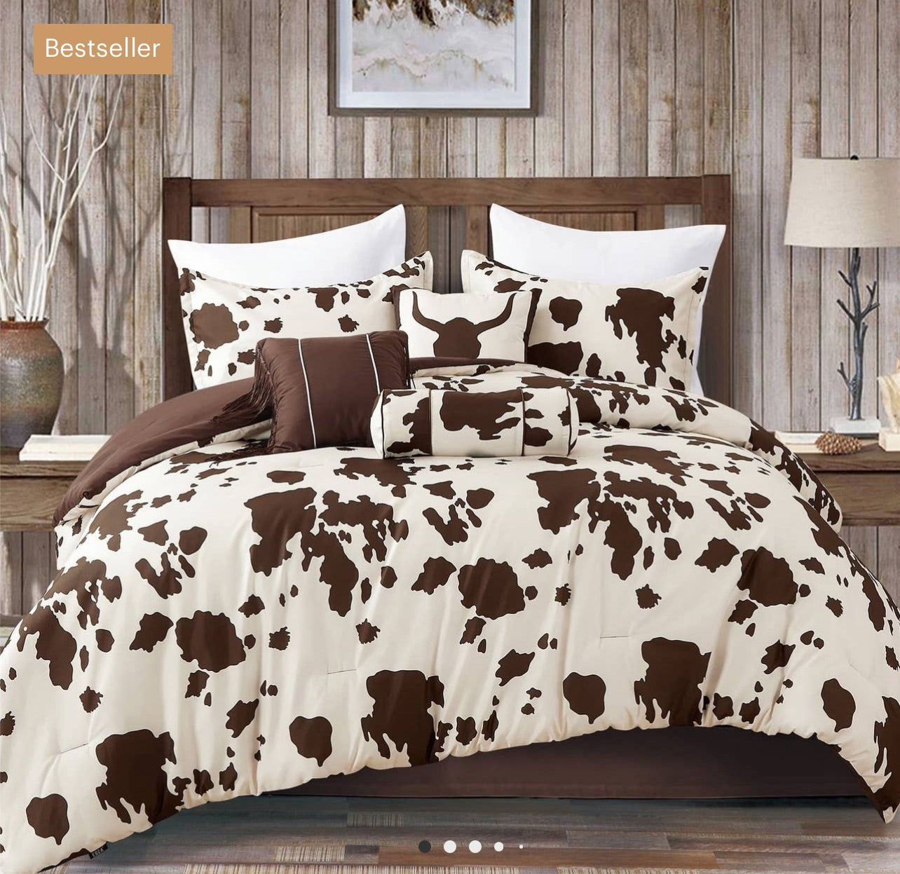 Cow Print Bedding