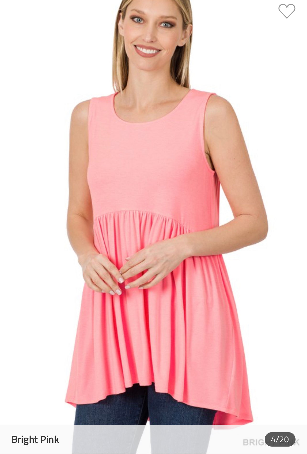 ZENANA SLEEVELESS TOP