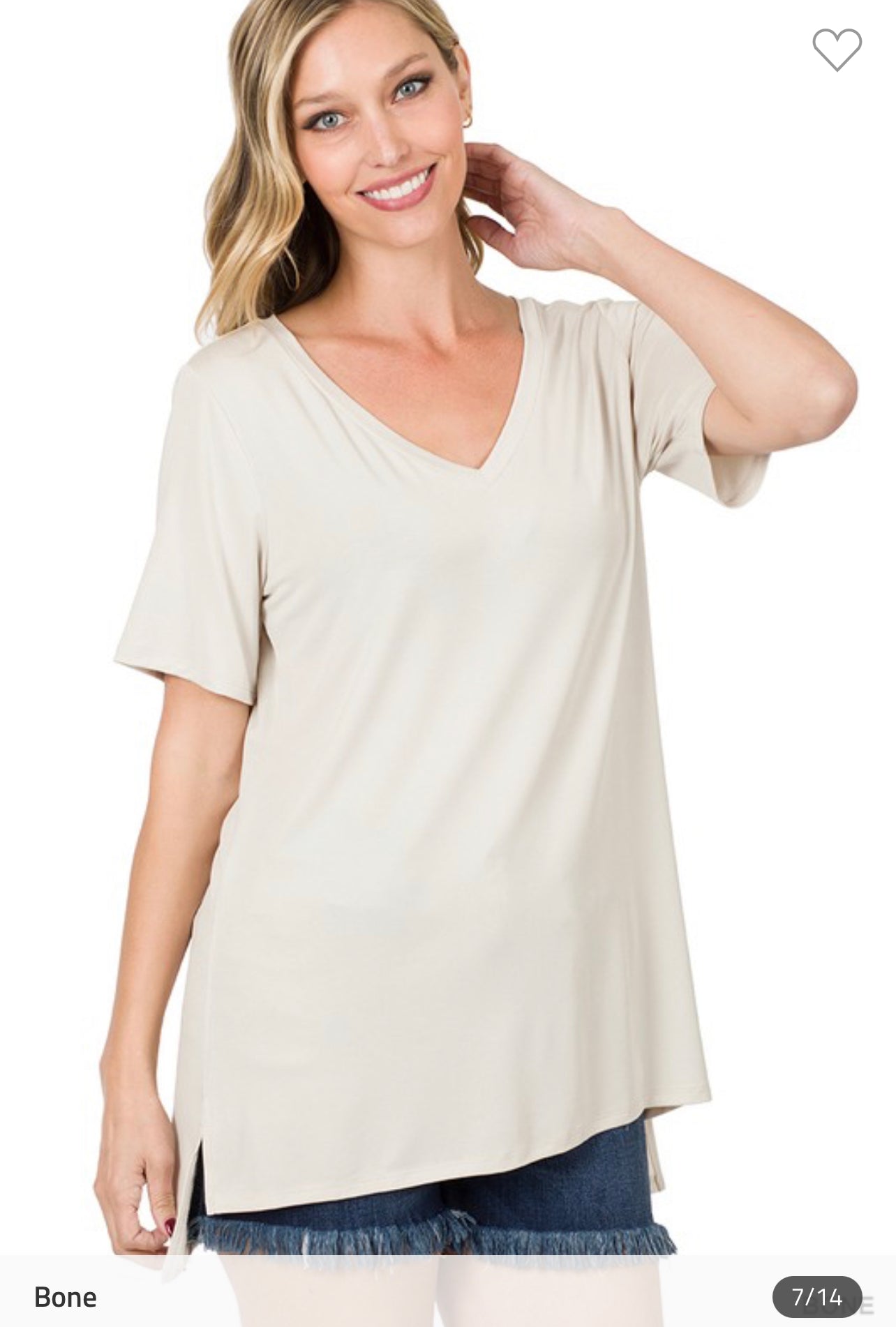 Butter soft v neck