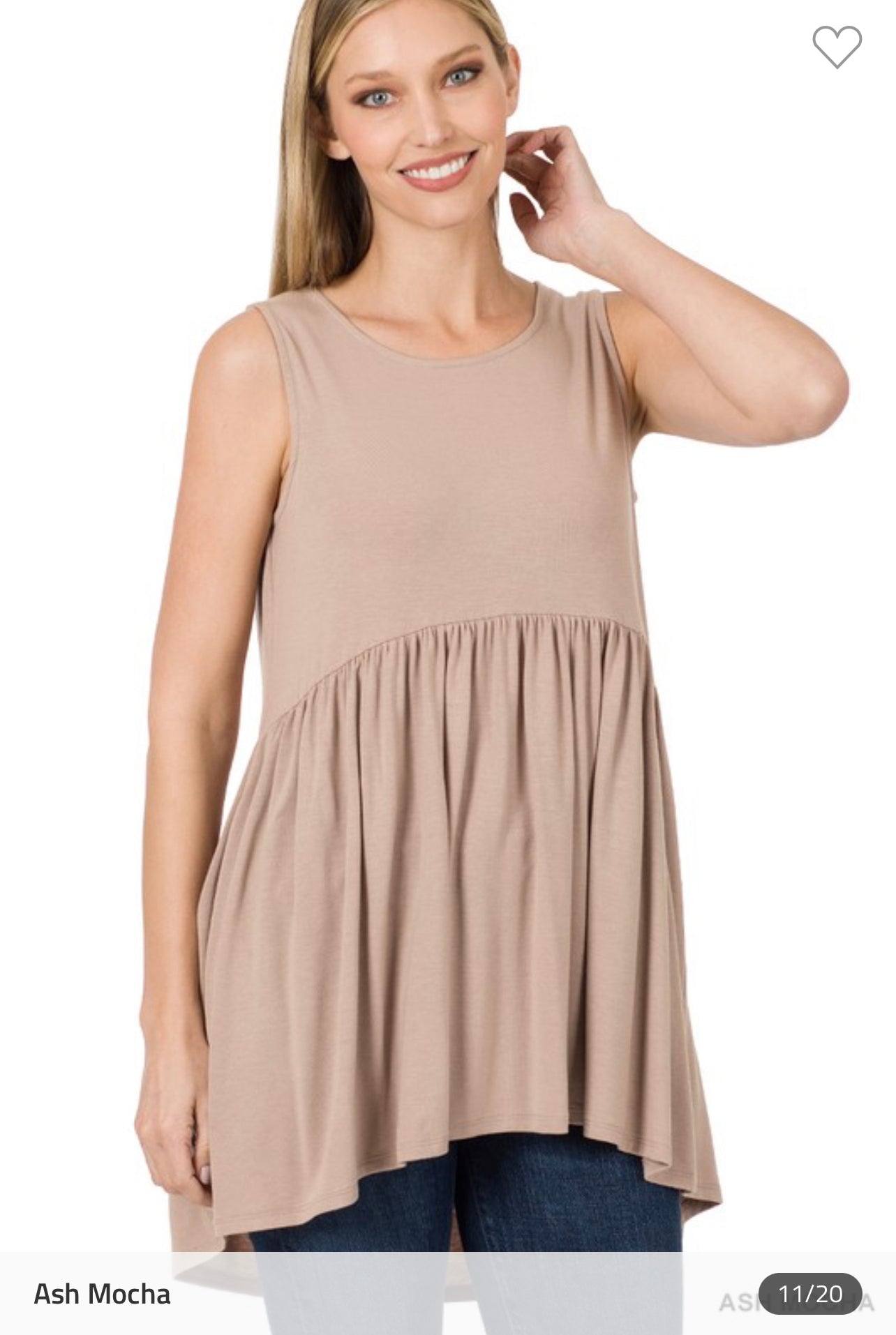 ZENANA SLEEVELESS TOP