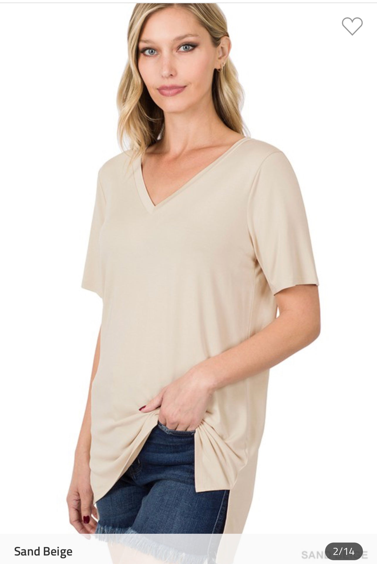 Butter soft v neck